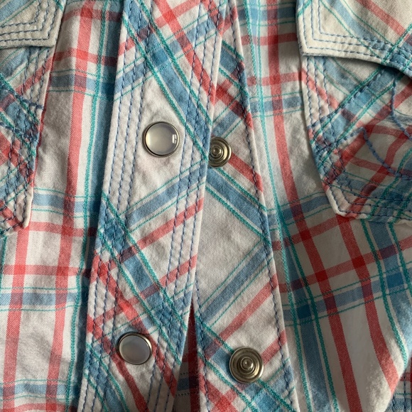 True Religion Western Fitted Plaid Shirt - Picture 9 of 9